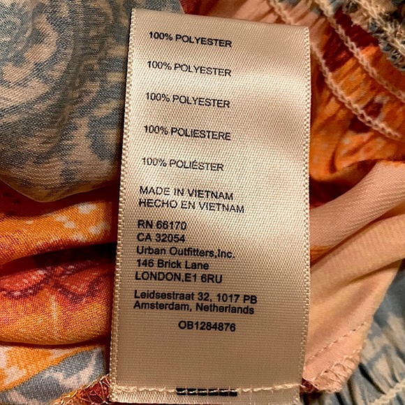 FREE PEOPLE Tropical Floral Surplice Sleeveless Top w Adjustable Shoulder Ties - Picture 9 of 11